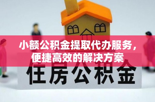 潮南小额公积金提取代办服务，便捷高效的解决方案