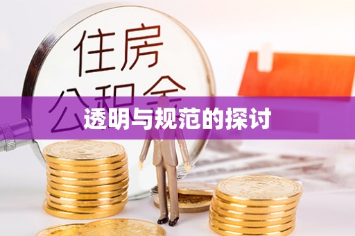 潮南透明与规范的探讨