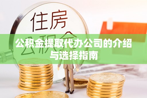潮南公积金提取代办公司的介绍与选择指南