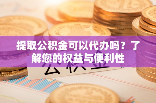 潮南提取公积金可以代办吗？了解您的权益与便利性