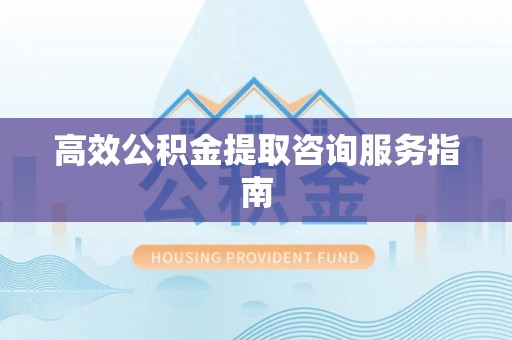 潮南高效公积金提取咨询服务指南