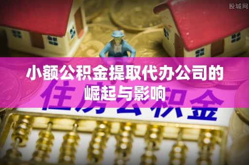 潮南小额公积金提取代办公司的崛起与影响